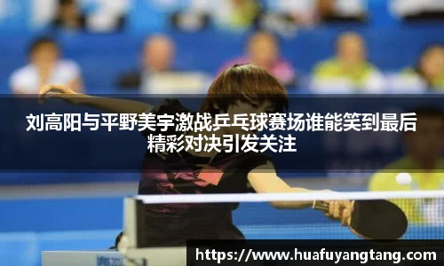 刘高阳与平野美宇激战乒乓球赛场谁能笑到最后精彩对决引发关注